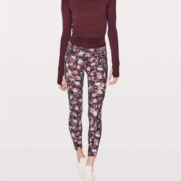 Lululemon sz 4 Fast & Free 7/8 Tight II *Nulux 25"
Peony Multi Floral Print VGUC - Picture 10 of 14